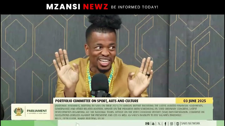 Mpho Popps as "Papa Penny" in Parliament | Sports, Arts & Culture Committee Highlights