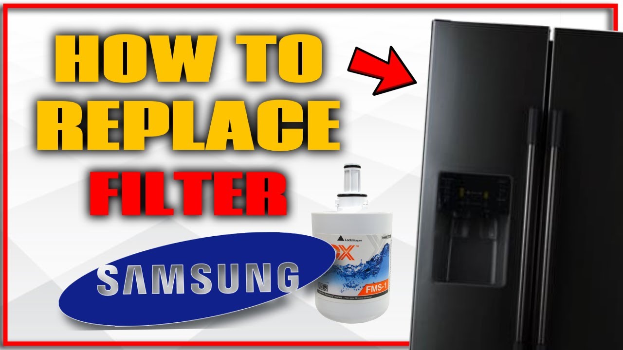 How to replace the water filter inside of a Samsung refrigerator in ...