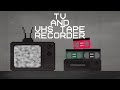 My concept TV and VHS tape recorder (melon playground concepts)