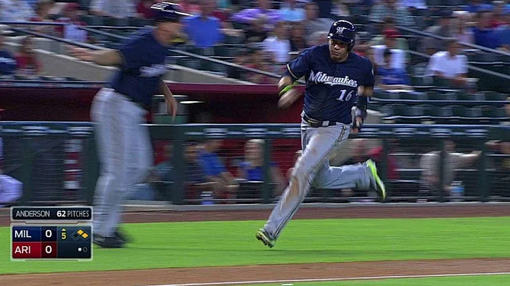 MIL@ARI: Overbay puts Brewers on board with double