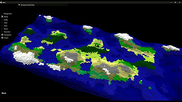 Climate based biomes on procedurally generated maps