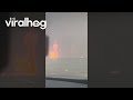 Trees Next to Louisiana Interstate on Fire || ViralHog