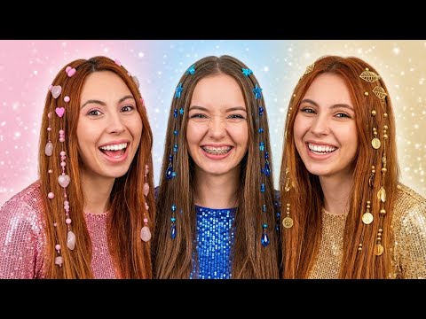 Divertenti Lotta con Capelli e Bellezza 🩷 Incredibili Trucchi per Diventare Bella