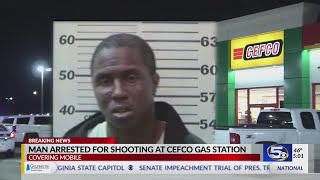 Convicted killer accused of shooting Mobile gas station clerk while on probation