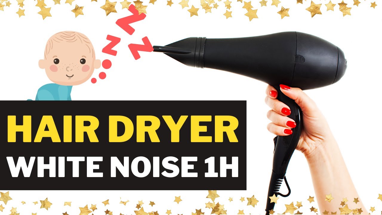 White Noise HAIR DRYER The Lulling Relaxing Sound Of A Hair Dryer 1