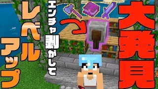 【カズクラ2019】大発見!?エンチャ外して簡単に経験値GET!マイクラ実況 PART140