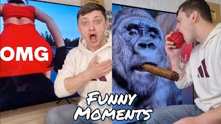 TRY NOT TO LAUGH WATCHING FUNNY VIDEOS 2023