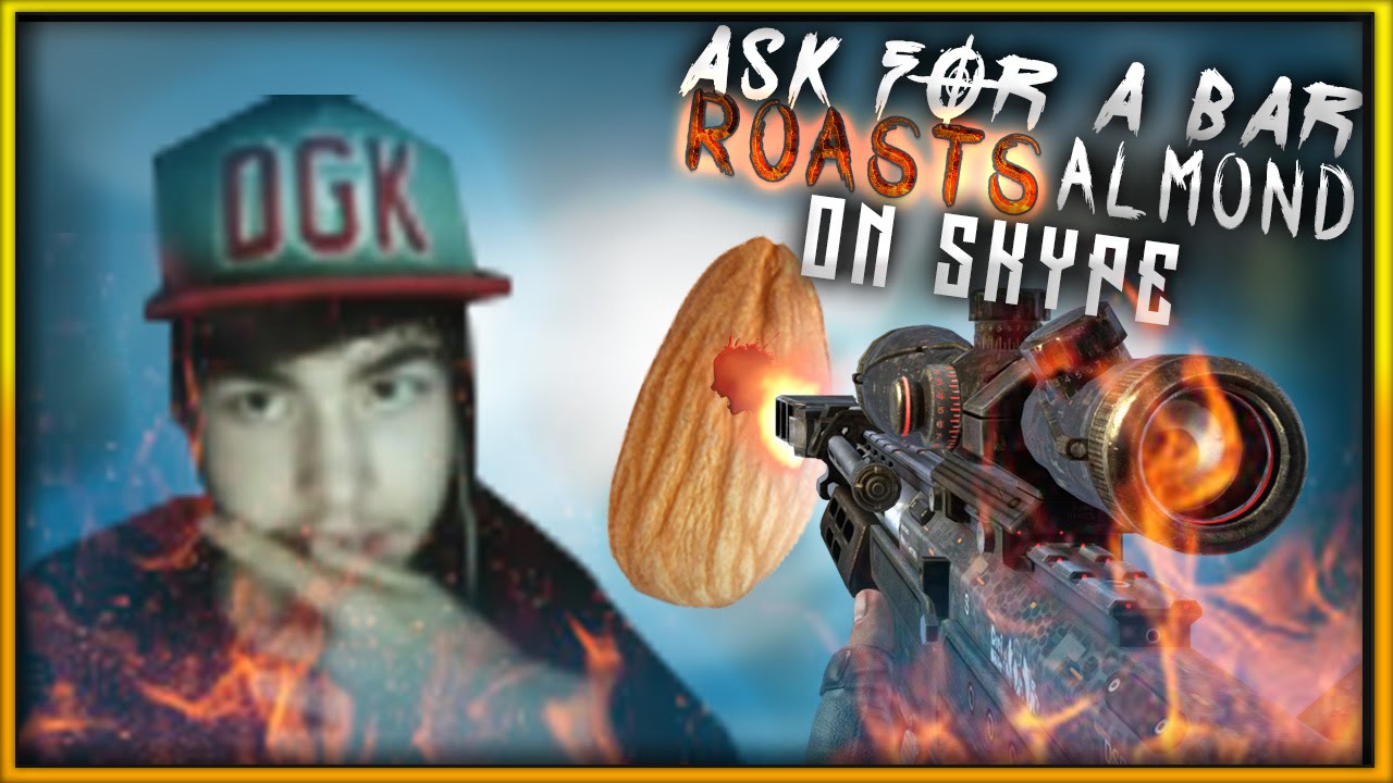 Ask for a Bar roasts AlmondBeatbox in a skype rap!? YouTube