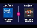 Intel Core Ultra 9 185H vs AMD Ryzen 9 9850HX – CPU Comparison