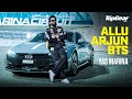 Unseen footage  from the allu arjun experience  cars with stars  bts