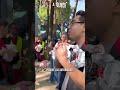 🚨😳 Hombre intenta boicotear protesta contra morenistas señalados por EE.UU