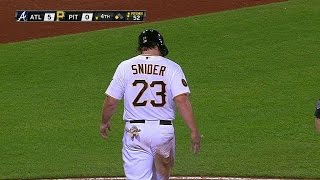 ATL@PIT: Walker puts Bucs on the board with groundout
