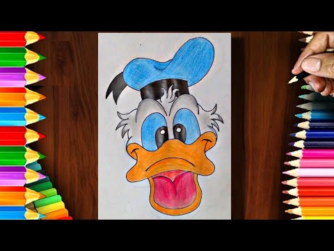 Vídeo: Como Desenhar O Pato Donald Com Um Lápis Passo A Passo