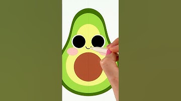 Adorable Avocado Art On Ipad! 🥑✨ #howtodraw #procreate