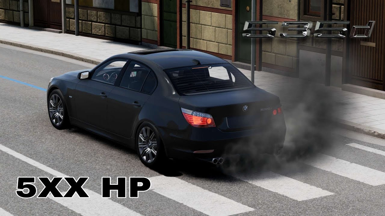Bmw E60 535d Stage+Hybrid turbo - YouTube