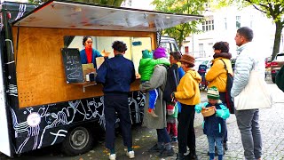 Фургон с жареной самосой из «Тысячи и одной ночи» | Уличная еда в Берлине, Германия