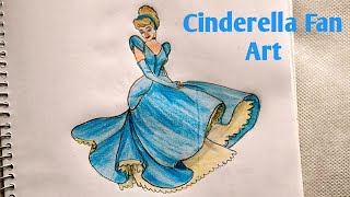 Cinderella Coloring | Easy Princess Drawing for Kids & Beginners 👑 screenshot 2