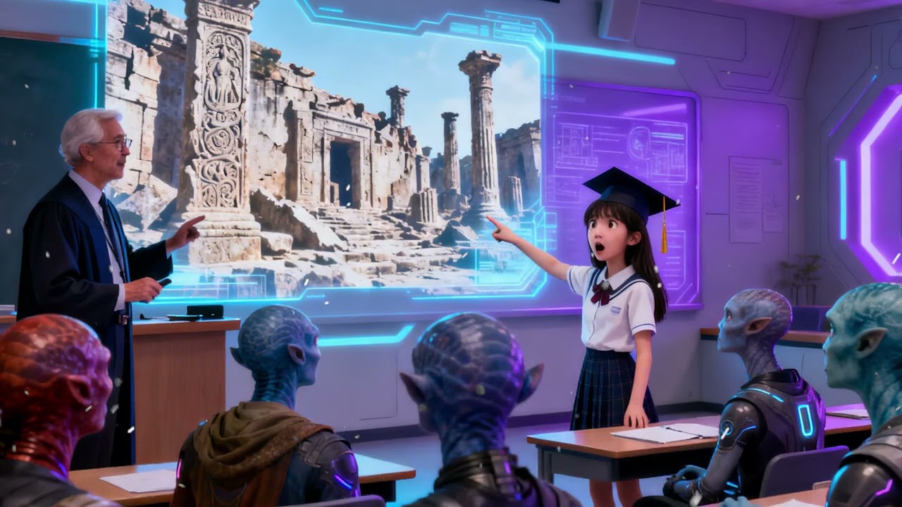 The Lecture Described a Lost Civilization, The Girl Asked, “Why Are You Showing My Graduation Photo