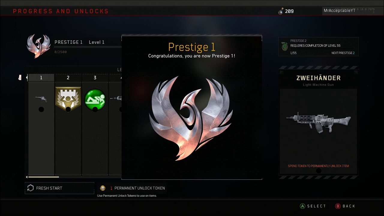 What happens When you Prestige on BO4 Zombies?