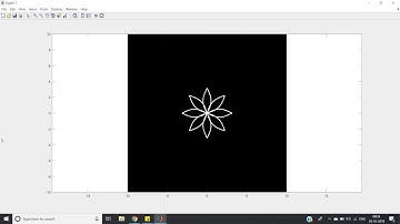 Flower using Rotational Matrix in MATLAB