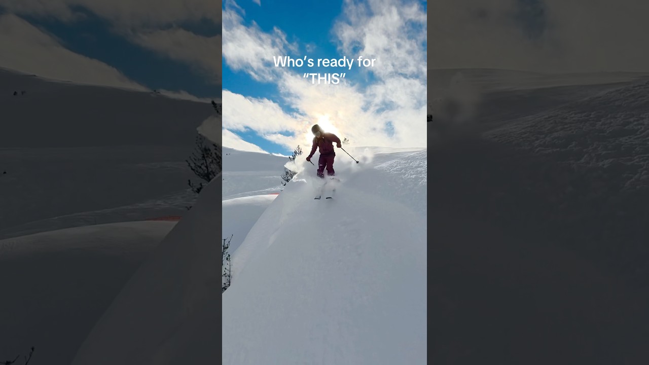 😦 This POWDER is insane! ❄️ #ski #skiin#snow #winter #snowboard