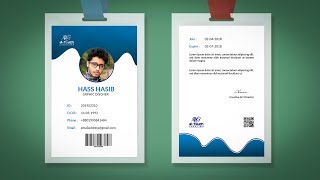ID Card Design in Illustrator tutorial