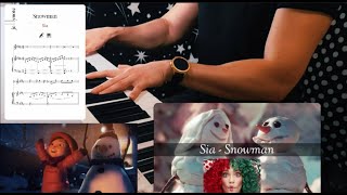 Sia ‒ Snowman piano