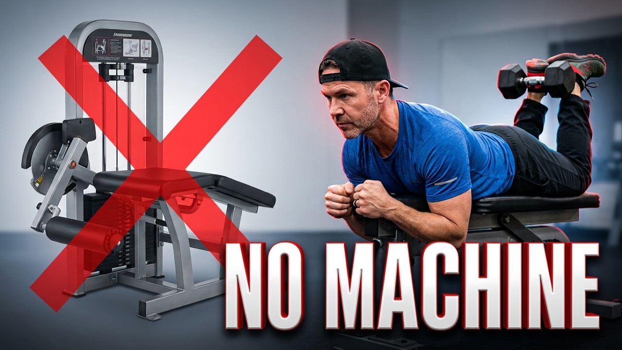 DB Hamstring Curl Tempo Slow - YouTube