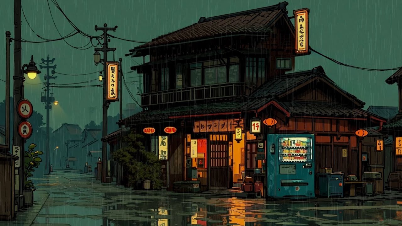 Kyoto After Dark 🌿80s Japan Lofi from a Lost Corner | 1980s Lofi Hip Hop Beats to relax , study