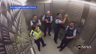 Police Fill Elevator Silence With Sick Beats (1080p HD)
