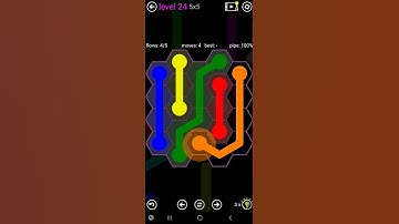 How To Solve Flow Free Hexes Classic Pack 2 Level 24 5x5 Board Walk Through Solution Walkthrough