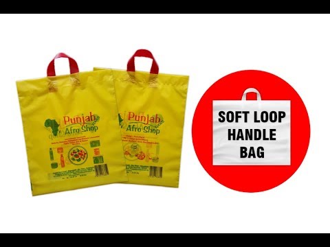 Soft Loop Handle Bag Manufacturing