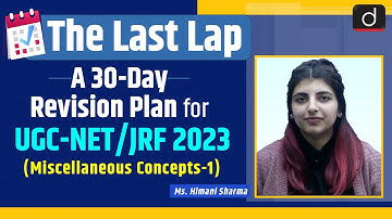 The Last Lap Day 30 | Miscellaneous Concepts | UGC NET 2023 | Paper 1 | By Ms. Himani Sharma