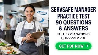 ServSafe Manager Practice Test 2026: 90 Exam Questions and Answers Explained for Success