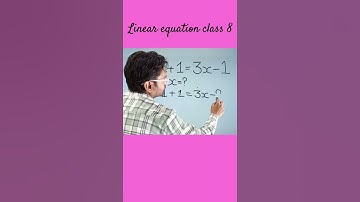 Linear equation class 8 #maths #viral #shorts #shortvideo #trending