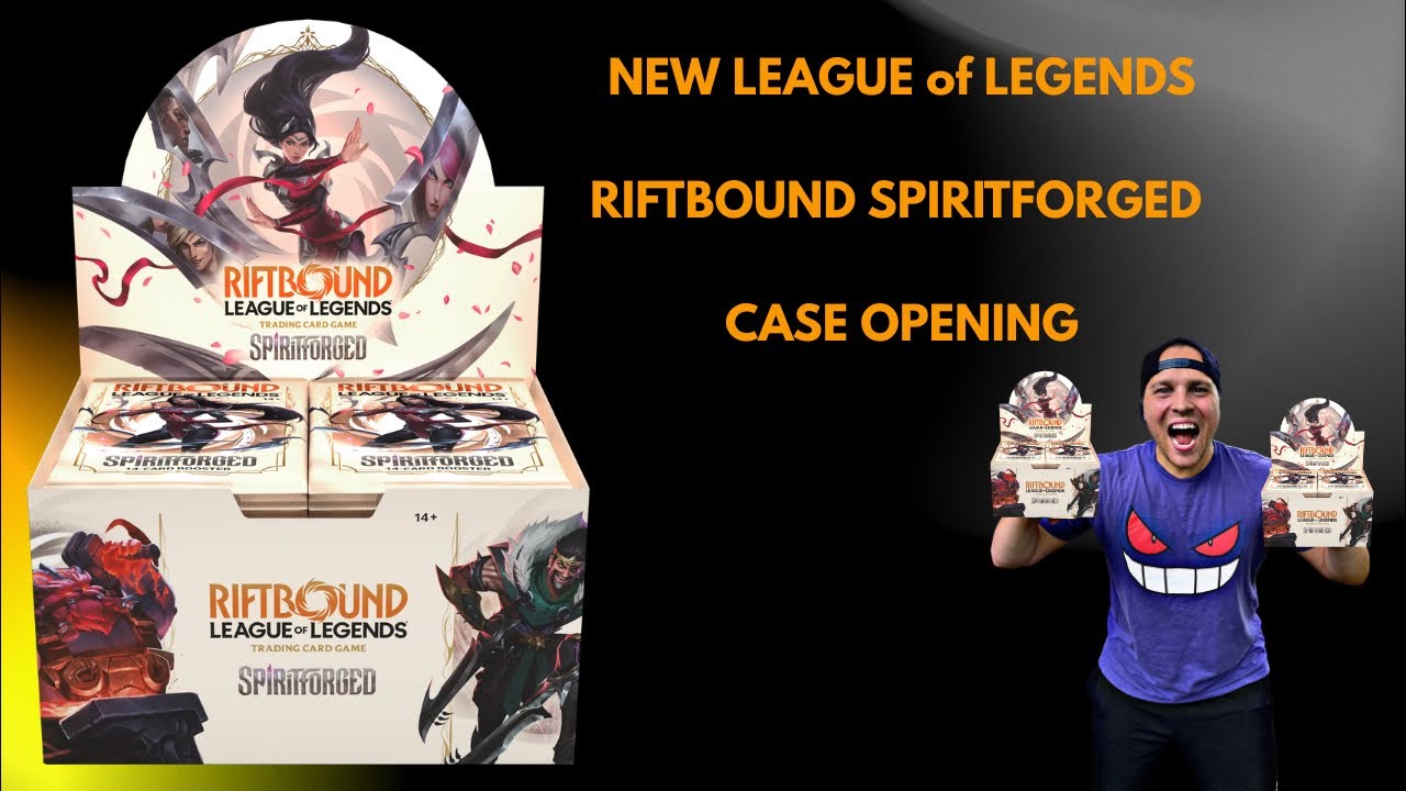 CASE Opening! Riftbound Spiritforged - YouTube