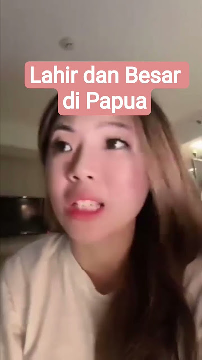 Biar rambut lurus, kulit putih tapi kalau lahir besar papua tetap bahasa Papua akan menyatu dlm ko.😆