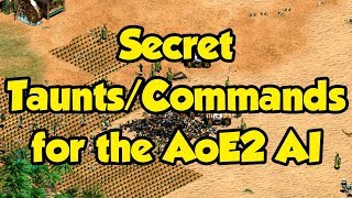 Secret Taunts/Commands for the AoE2 AI screenshot 4