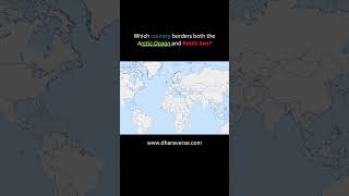 Which Country borders both  Baltic sea and Artic Ocean #shorts