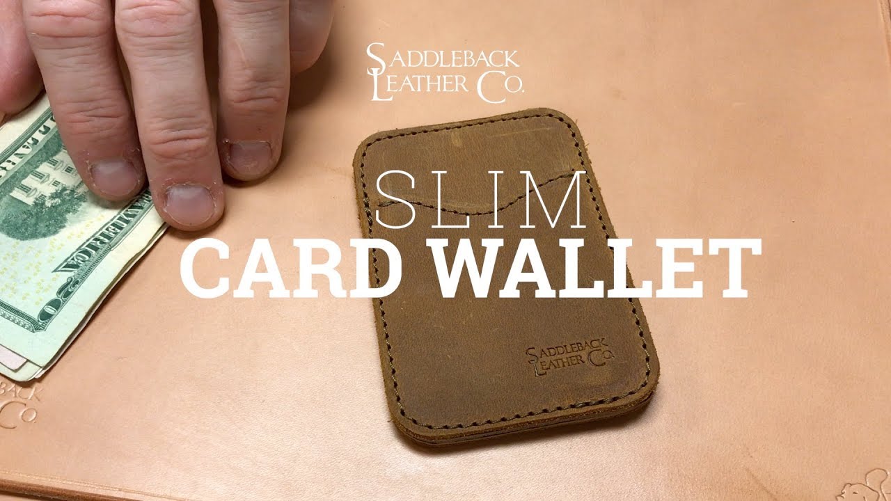 Slim Leather Card Wallet