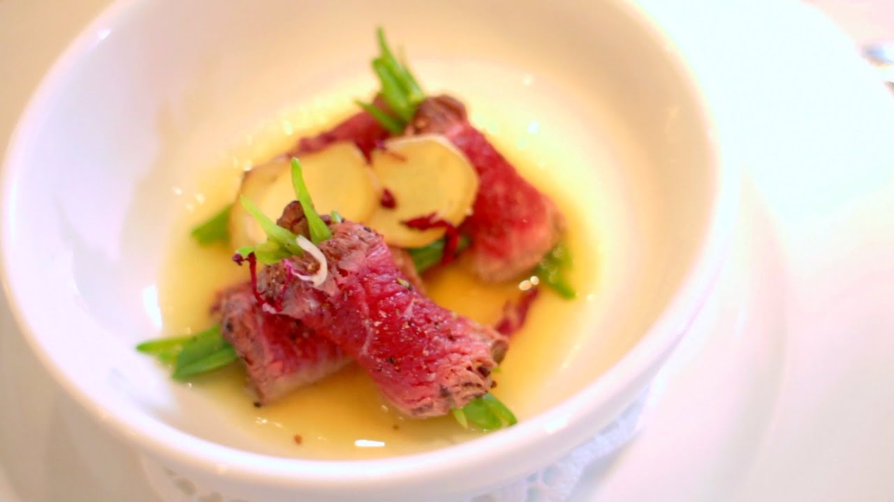 Rezept Rinderfilet auf Sashimi Art - YouTube