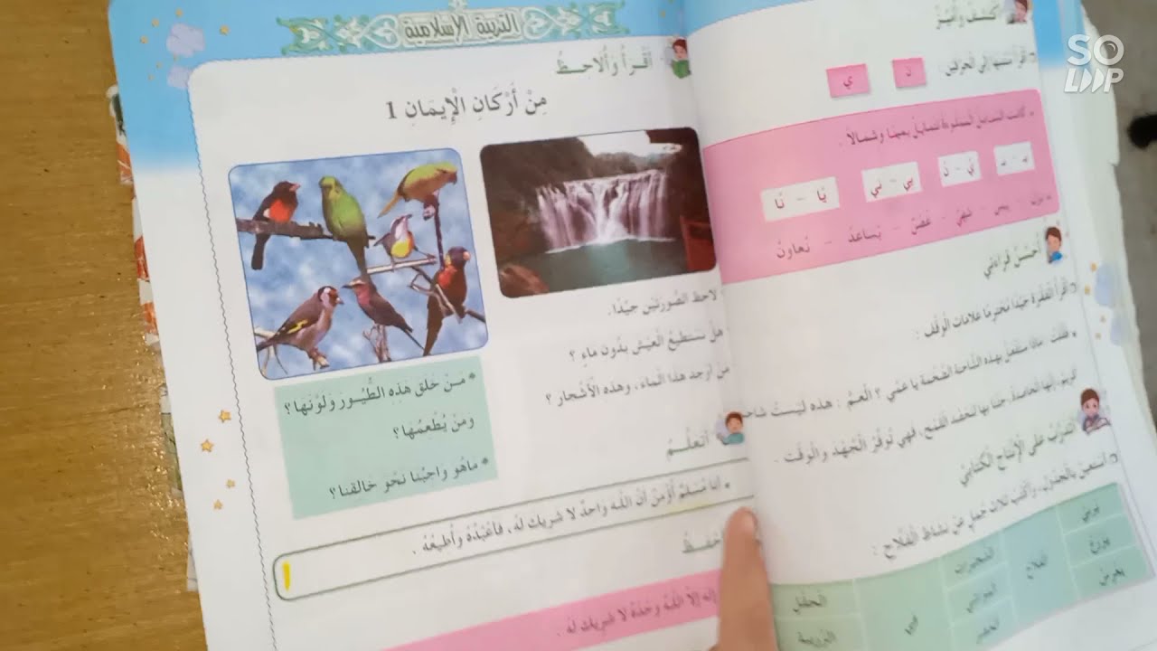 من أركان الإيمان 1، تربية اسلامية، السنة الثانية ابتدائي