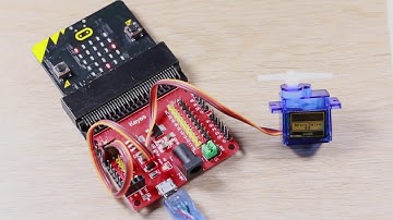 【micro:bit系列】教學 micro:bit  SG90伺服馬達 模組｜堃喬小學堂