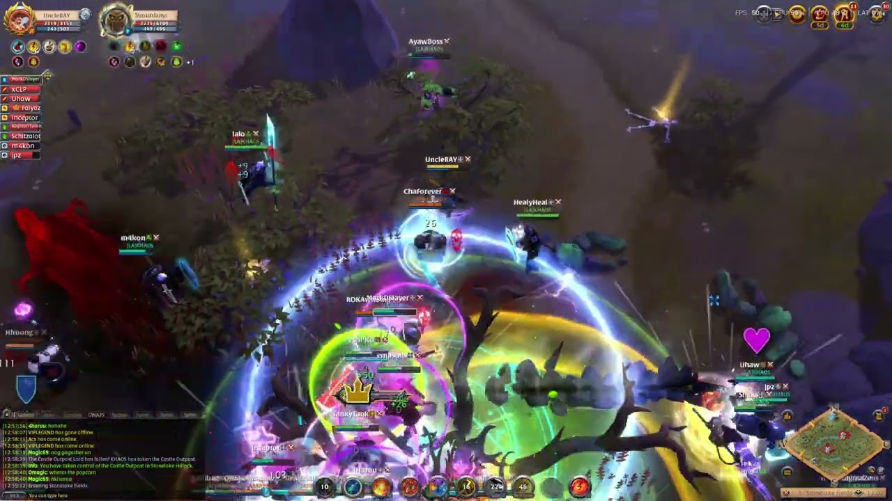 Caller B in training, Kite comp, Long bow POV.