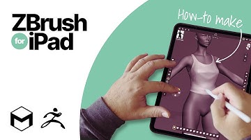 ZBrush for iPad 2024 — make clothing with masking, extract & ZRemesher
