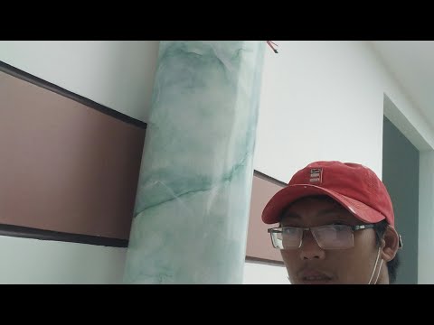 Video sơn giả đá cẩm thạch. cách tạo nền đá. màu xanh ngọc. - youtube