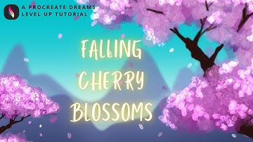 Procreate Dreams Level Up Tutorial - Animate Falling Cherry Blossoms!