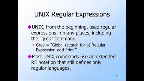 Video 6 | Regular expressions in the real world