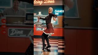 Polka dot retro never goes old #, #seniors #dance #twist #ballroomdance