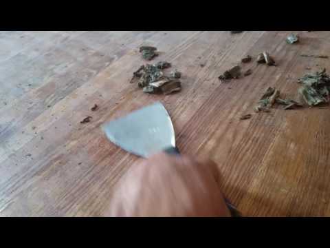 How to clean glue of wood floor the best way